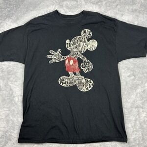 Disney Parks 2XL Tshirt Walt Disney World Mickey Mouse All Ears Black Unisex